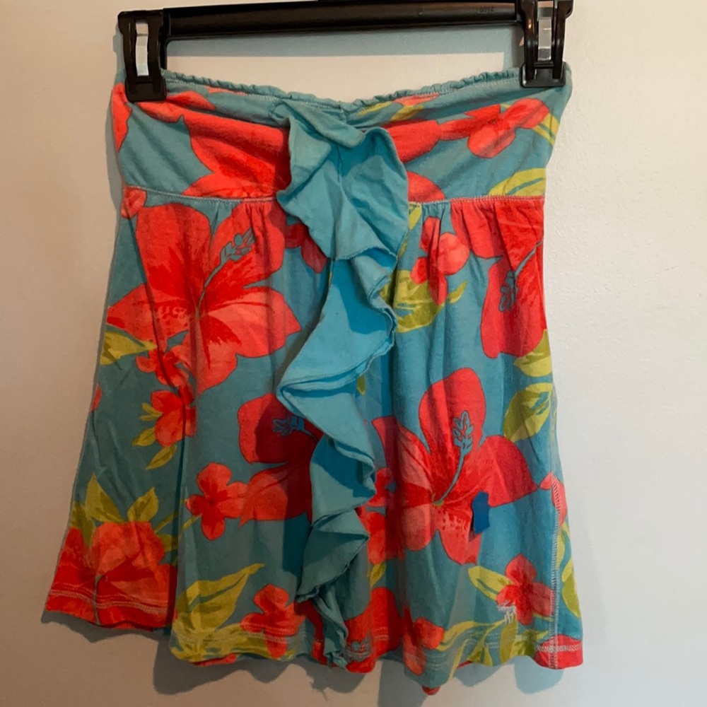 Abercrombie &Fitch Hawaiian patterned tube top